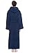 Arus Men's Hooded Classic Bathrobe Turkish Cotton Robe with Full Length Options