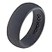Honor Eternity Ring Men's Silicone Ring Wedding Band (Graphite Grey, 12)