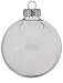 Darice Clear, Heavy Duty, Round Glass Balls – Removable Top - Can Be Painted, Embellished and Filled – Make Customized Holiday Ornaments – Perfect for Crafting and Winter Décor, 2-5/8