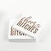 Andaz Press Rose Gold Foil Lunch Napkins, Cheers Bitches, 6.5-inch 50-Pack, Bridal Shower Napkins For Wedding Engagement Party Bachelorette Party Napkins Bride Napkins Funny Bar Napkins Mimosa Napkins