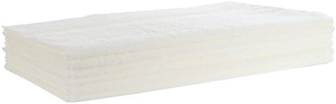 4 Pack Luxury Organic Cotton Hand Towel - Perfect For Those With Sensitive Skin, Including Infants, Toddlers, and Kids of All Ages - Hypo-Allergenic and Free of Harsh Chemicals and Dyes