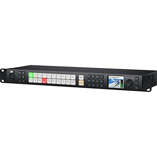Blackmagic Design ATEM 2 M/E Constellation HD Live Production Switcher with 6ft Power Cord and 5-Pack of Solid Signal Cable Ties (SWATEMSCN2/1ME2/HD)