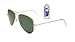 Ray Ban RB3025 AVIATOR LARGE METAL Polarized Sunglasses For Men For Women