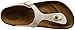 Birkenstock Gizeh Women’s Toe Post Sandals 38 M EU /7-7.5 B(M) US Shiny Snake Cream