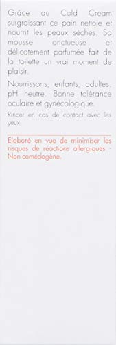 Eau Thermale Avene Trixera Nutrition Cold Cream Ultra-Rich Cleansing Bar, Soap-Free, Hypoallergenic, Non-Comedogenic, 3.5 oz.