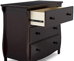 delta children lancaster 3 drawer dresser with changing top