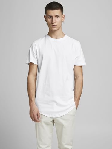 S JJEORGANIC Basic Tee SS O-Neck 3PK MP T-Shirt, Nero Confezione: 2 Bianche, 1 Nero, M Uomo