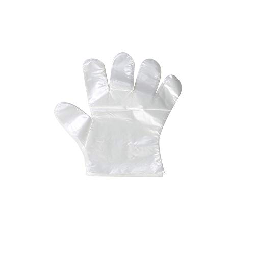 Disposable Food Prep Gloves 100 Piece Plastic Food Safe Disposable