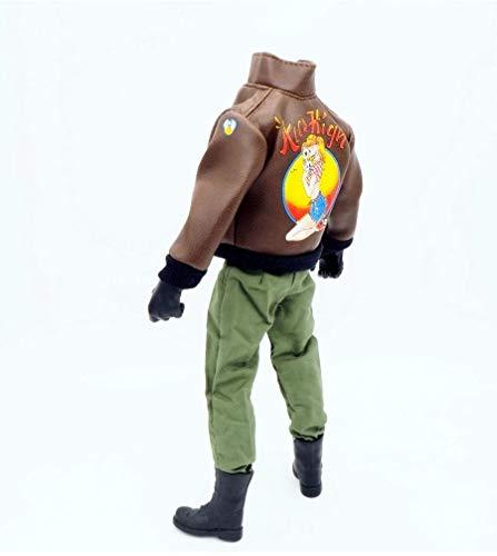 1/6 Scale Clothes Soldier Uniforms Leather Jacket Set Coat for 12" Male Military Action Figure Body &Cloth for Ken Doll - Thumbnail 2