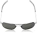 Randolph Aviator Square Sunglasses, 52 MM, Matte Chrome, Bayonet, Gray Lenses