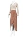 Regna X Restock Boho Women's Rayon Spandex Elastic High Waist Shirring Maxi Long Skirts