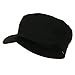 Big Size Fitted Cotton Ripstop Military Army Cap - Black (For Big Head)