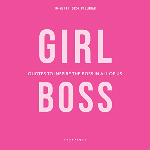 Graphique 2024 Girl Boss Mini Wall Calendar | 7” x 7” | Thick Paper | Home & Of…