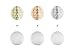 Vidal Crafts 30 Pcs Party Tissue Pom Poms Kit (14
