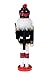 Clever Creations Black Scottish Bagpiper 12 Inch Traditional Wooden Nutcracker, Festive Christmas Décor for Shelves and Tables