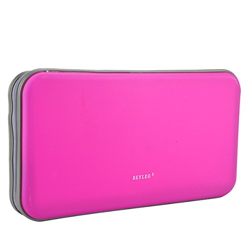 Wismart 72 Capacity Heavy Duty CD DVD Blu-ray Media Case Storage Holder Organizer Wallet (Peach) - Thumbnail 2
