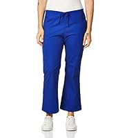 Dickies Women's Signature Mid Rise Drawstring Scrubs Cargo Pant, Galaxy Blue, XX-Large Tall
