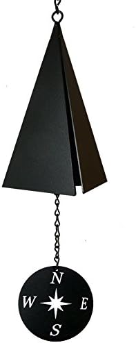 American Harbor Collection: 3-Tone Wind Bell with Compass Rose Wind Catcher