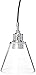 Globe Electric 65381 Mercer 1-Light Pendant, Polished Chrome Finish, Clear Glass Shade with Black Fabric Cord, Bulb Not Included