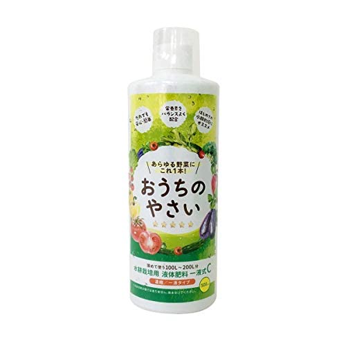 水耕栽培 肥料 液体肥料 おうちのやさい 液肥C 簡単一液タイプ 500mL商品画像