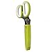 VOFO Herb scissors Stainless Steel Multipurpose Kitchen Shear with 5 Blades and Cover