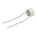 Electop GU10 Socket Adapter Ceramic Lamp Holder GU10 Base Wire Connector(5 Pack)