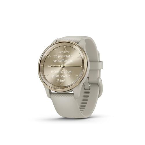 Garmin vívomove Trend, Hybrid 40mm smartwatch, French Grey