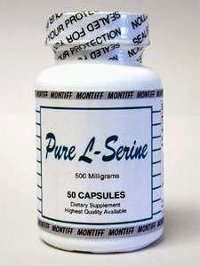 Montiff - Pure L-Serine 500 mg 50 caps by Montiff
