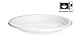 Basix 9 inch Plastic Plates Microwave Safe 100 Count, White
