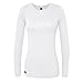 Adar Womens Comfort Long Sleeve T-Shirt Underscrub Tee - 2900 - White - 2X