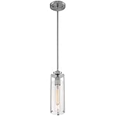 Nuvo Marina-1 Light Mini Pendant in Modern/Contemporary Style-4.75 Inches Wide by 13.25 Inches High-Brushed Nickel Finish