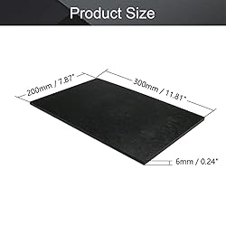 Othmro Black POM Plastic Sheet