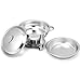 Giantex 2 Packs Chafing Dish 5 Quart Stainless Steel Chafer for Home Commercial Kitchen Party Catering Buffet Warmer Set w/Round Full Size Pan, Fuel Holder