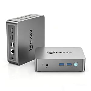 Bmax ミニPC【快適動作・N4500 最大2.8GHz mini pc】Win11 Pro 8GB DDR4+256GB SSD
