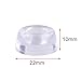 AUSTOR 18 Pack Clear Door Knob Bumpers Self-Adhesive Door Stopper Bumpers Wall Protectors Rubber Feet for Furniture, Crafts, Glass, Electronics, Electrical Appliances