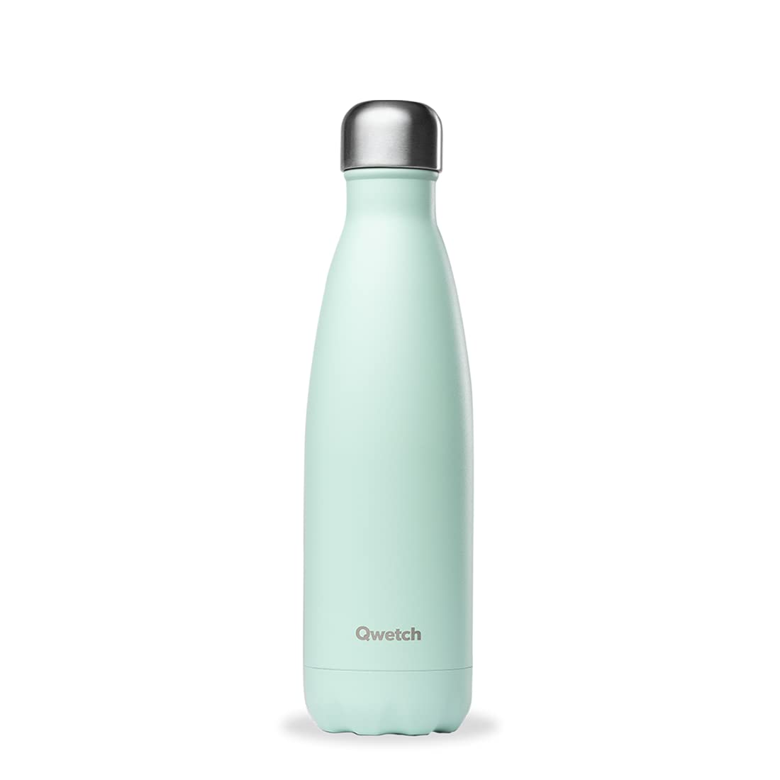 Qwetch - Insulated Originals Bottle - Pastel Green 500 ml - Stainless Steel Water Bottle - 24h Cold and 12h Hot - Leakproof, BPA Free & Reusable for Sports & Travel