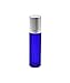 2PM Essentials Frosted Glass Roll On Bottles for Perfume, Wax, Lip Balm, Essential Oils, Deodorant, Frosted Cobalt Blue, 10ml