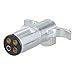 CURT 58060 Trailer-Side 4-Way Round Trailer Wiring Harness Plug, 4-Pin Trailer Wiring primary