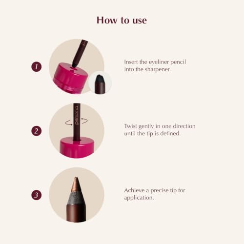 PERSONA 24HR Plum Waterproof Eyeliner Pencil | Creamy, Smudgeable Pencil for Lash Line & Waterline | All-Day to All-Night Wear | Vegan, Cruelty-Free, Paraben-Free | Made in USA