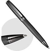 DanYee Ballpoint Pen,Essential Business Nice Pens,Metal pen Smooth writing stylish design effortless writing,Luxury pens with gift case for Men & Women Black