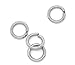 VALYRIA 100-Piece 6mm Stainless Steel Open Jump Rings Finding,18-Gauge