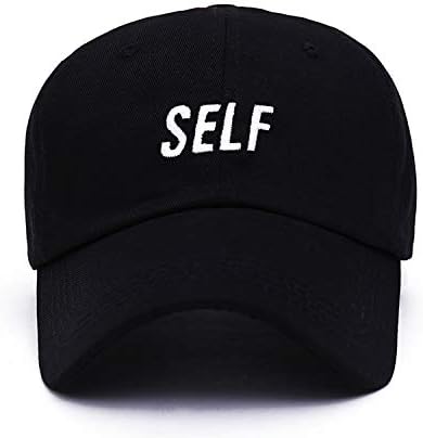 Bryson Tiller SELF hat - Dad Cap Black True to self Trapsoul Men Women Fashion Baseball Cap Hats