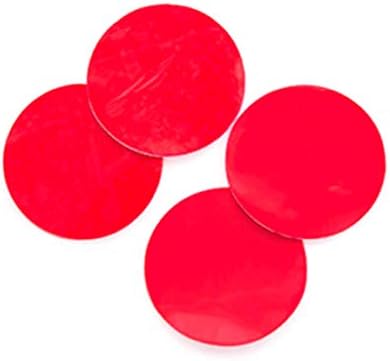 Shanjuew convenient Transaprent Balloons Glue Stickers for Christmas Wedding Birthday Party Suuplies Faced Adhesive Tape(None 4 circular pieces(diameter 5cm))