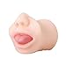 Porn Star Deep Throat Oral Sex Masturbator for Men | Realistic Male Masturbation Stroker Sleeve by Healthy Vibes [Has Teeth, Tongue, Mouth Texture]