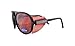 TITUS G35 Retro Aviator Z87 Sunglasses Eye Protection w/Side Shield Motorcycle Shooting DOT ANSI CE Approved Safety Glasses (Vermillion)