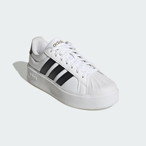Damen Streettalk Bold Shoes, FTWR White/Core Black/Matte Gold, 39 1/3 EU