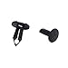 20pcs Car Retainer Clips Fender Liner Fastener Rivet Push Type Clips Nylon Bumper Retainer Fastener Clamps Replacement for Jeep JK JKU 07-18