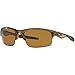 Oakley Men's 0OO9164 Bottle Rocket Rectangular Sunglasses, Brown Smoke/Bronze Polarized, 62 mm
