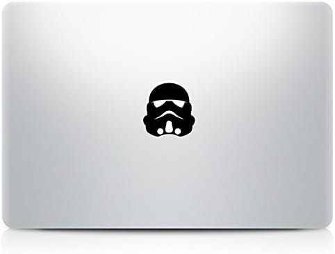 MACNIP Starwars Stormtrooper Vinyl Decal Sticker Skin for Apple Macbook Pro Air Retina Mac 11 13 15 inch (Black 1set)