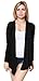 Free to Live Women's 3 Pack Light Weight Open Front Cardigans (Black, Heather Gray, Navy),X-Large